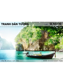 Tranh dán tường phong cảnh biển SEA230