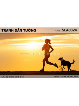 Tranh dán tường phong cảnh biển SEA324