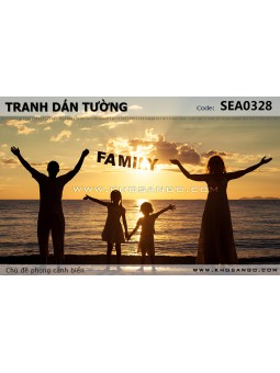 Tranh dán tường phong cảnh biển SEA328