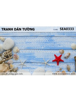 Tranh dán tường phong cảnh biển SEA333