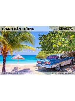 Tranh dán tường phong cảnh biển SEA371