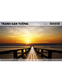 Tranh dán tường phong cảnh biển SEA038