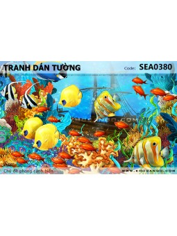 Tranh dán tường phong cảnh biển SEA380