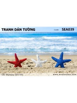 Tranh dán tường phong cảnh biển SEA039