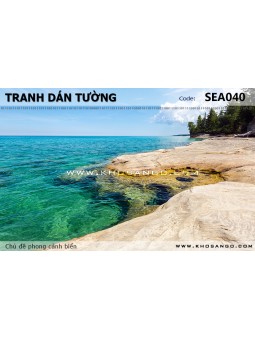 Tranh dán tường phong cảnh biển SEA040