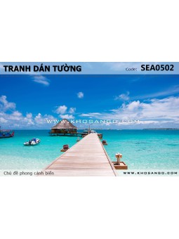 Tranh dán tường phong cảnh biển SEA502