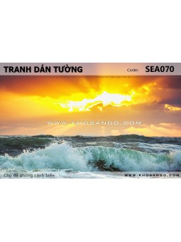 Tranh dán tường phong cảnh biển SEA070