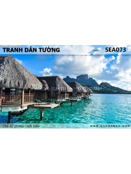 Tranh dán tường phong cảnh biển SEA073