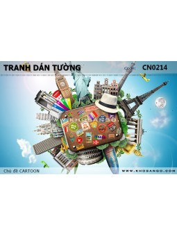 Tranh dán tường CARTOON CN0214