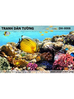 Tranh dán tường Đại Dương 3D DH-0008