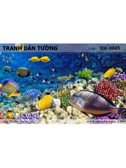 Tranh dán tường Đại Dương 3D DH-0045