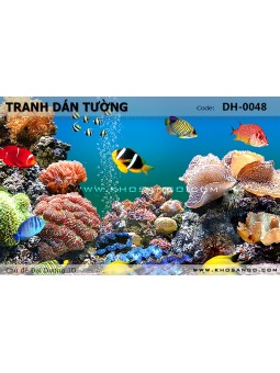 Tranh dán tường Đại Dương 3D DH-0048