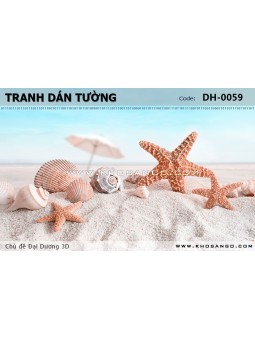 Tranh dán tường Đại Dương 3D DH-0059