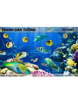 Tranh dán tường Đại Dương 3D DH-0061