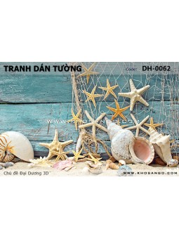 Tranh dán tường Đại Dương 3D DH-0062