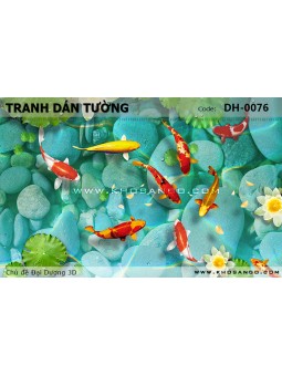 Tranh dán tường Đại Dương 3D DH-0076