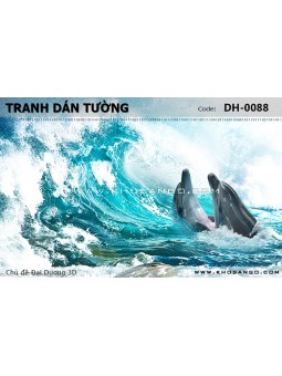 Ocean 3D wall paintings DH-0088