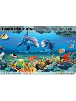 Ocean 3D wall paintings DH-0097