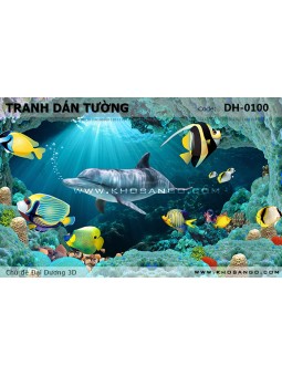 Ocean 3D wall paintings DH-0100