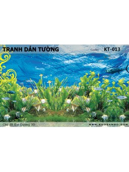 Tranh dán tường Đại Dương 3D KT-013