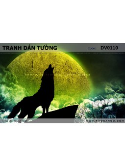 Tranh dán tường Động vật DV0110