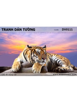 Tranh dán tường Động vật DV0111