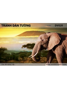 Tranh dán tường Động vật DV020