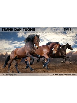 Tranh dán tường Động vật DV03