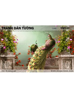 Tranh dán tường Động vật DV030