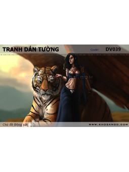 Tranh dán tường Động vật DV039