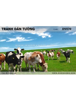 Tranh dán tường Động vật DV070