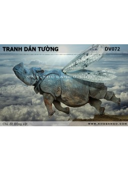 Tranh dán tường Động vật DV072