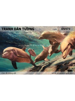 Tranh dán tường Động vật DV073