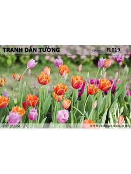 Tranh dán tường Hoa FL019