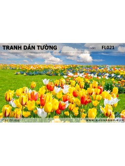 Tranh dán tường Hoa FL021