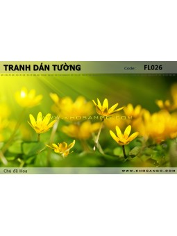 Tranh dán tường Hoa FL026