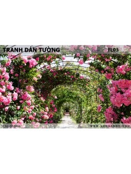 Tranh dán tường Hoa FL03