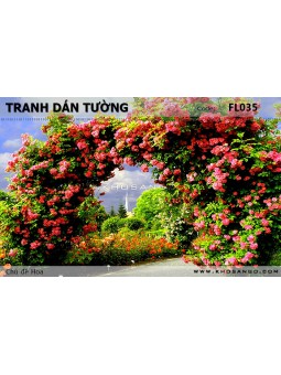 Tranh dán tường Hoa FL035