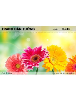 Tranh dán tường Hoa FL044