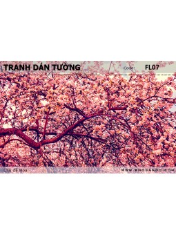 Tranh dán tường Hoa FL07