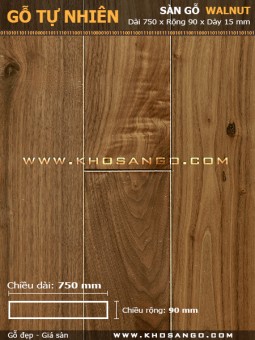 Sàn gỗ Walnut 750mm