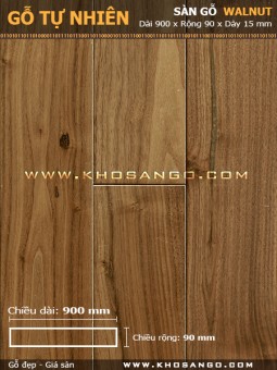 Sàn gỗ Walnut 90x900mm