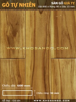 Sàn gỗ Giá tỵ-Teak 600mm