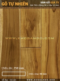 Sàn gỗ Giá tỵ-Teak 750mm