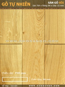 Oak hardwood flooring 750mm