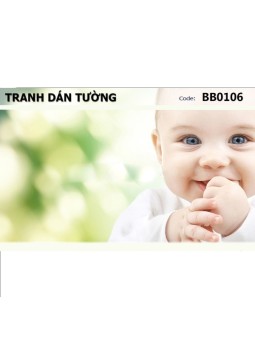 Tranh dán tường BABY BB0106