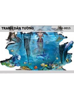 Tranh dán tường Đại Dương 3D DH-0015