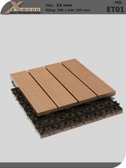 Vỉ Gỗ Nhựa EXWood ET01 Wood