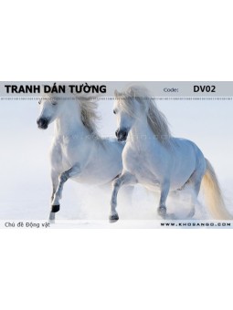 Tranh dán tường Động vật DV02