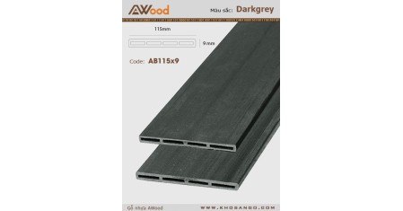 AWood AB115x9 Darkgrey